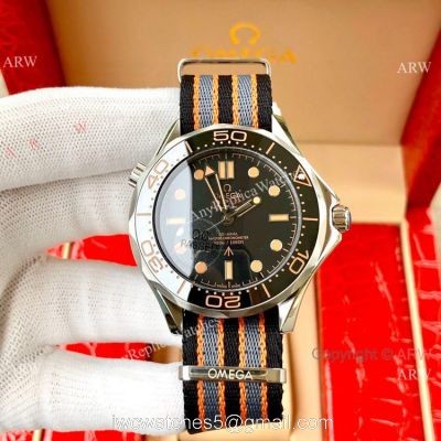 New Arrival!! Omega Seamaster No Time To Die Watch Nato Strap 1