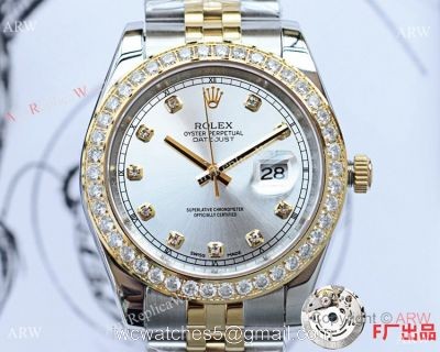NEW UPGRADED Rolex Datejust Jubilee Band Diamond Bezel Watches 41mm 1