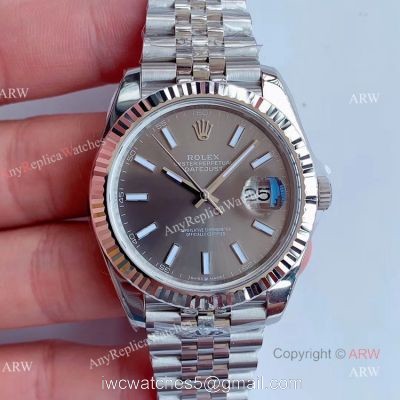 AR Factory V3 Replica Rolex Datejust 41 Rhodium Dial Rolex 126334 Jubilee Watch 1