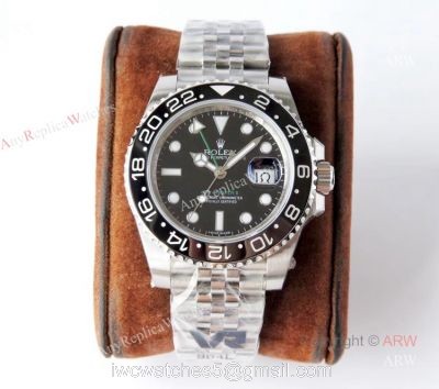 VR Factory Best Quality Replica Rolex GMT-Master ii Black Dial Mens Watch 1
