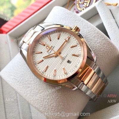 Omega Seamaster Aqua Terra 150 m 41mm Watches Two Tone Rose Gold 1