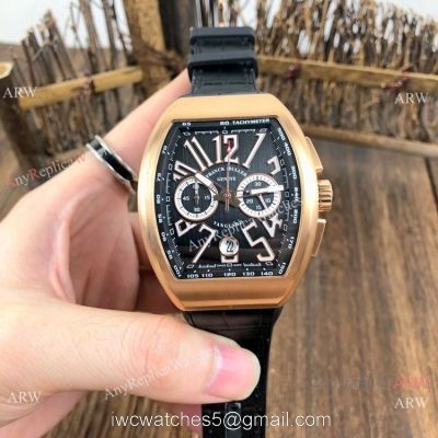Best Replica Franck Muller Vanguard Rose Gold Chronograph Watch 1