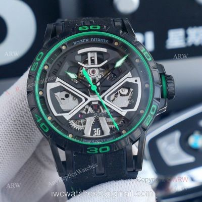 Best Replica Roger Dubuis Excalibur Hurac?n Green Automatic Watch 45mm 1