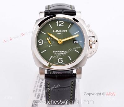 (VSF)2020 Panerai PAM1056 Luminor Green Dial MS Dhoni Edition Swiss Replica Watches 1