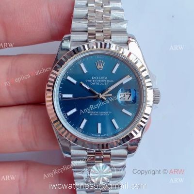 AR Factory V3 Version Rolex Datejust 41 Blue Dial Jubilee Replica Watch 1