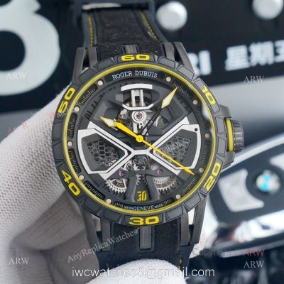 High Quality Replica Roger Dubuis Excalibur Hurac?n Yellow Watch 1