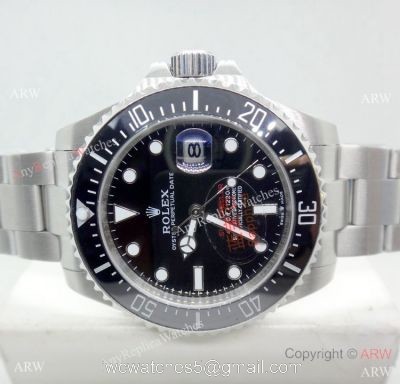 NEW UPGRADED Rolex Sea-Dweller 43MM Watch SS Black Ceramic Bezel 1