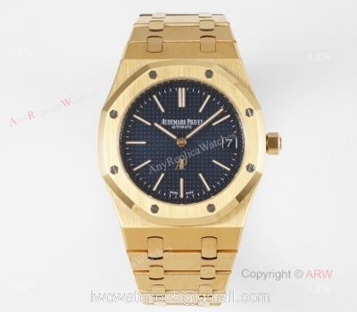 New 15202 Audemars Piguet Royal Oak 39mm Watch With Black Dial Swiss Made Replica 1