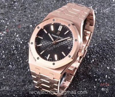 OM Factory New Upgraded AP Royal Oak Rose Gold Watch Audemars Piguet 11 Swiss Luxury Watches 1