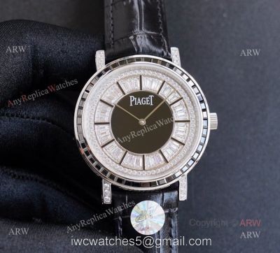 New Piaget Altiplano For Sale Fake Piaget Altiplano Diamond Silver Watch 41mm 1