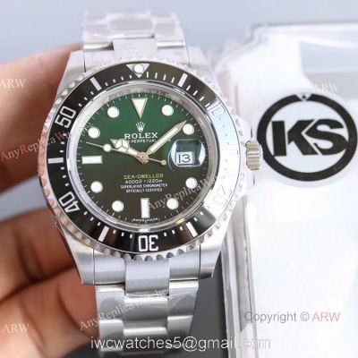 KS Factory Replica Rolex Sea-Dweller 50th Anniversary D-Green Dial Swiss Watch 1
