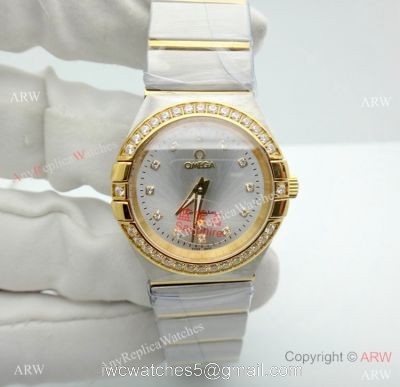 Best Copy Omega Constellation Two Tone watch Women 28mm Quartz 1