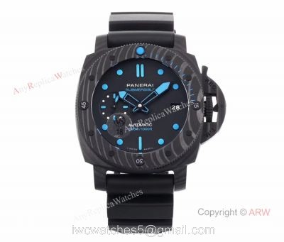 VS Factory New Swiss Replica Panerai Submersible PAM 960 42mm Carbon Watches 1