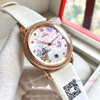 Replica Omega De Ville Special Edition Lady Watches Rose Gold 1