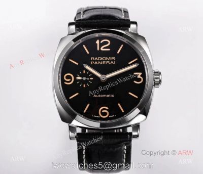 V9 Factory Swiss Replica Panerai Radiomir PAM00572 Black Dial Automatic Watch 45mm 1