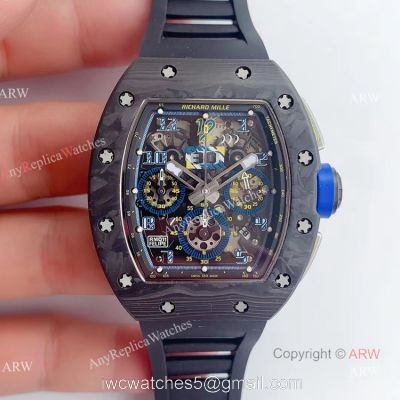 V2 NEW UPGRADED KV Factory Richard Mille RM-011 Skeleton Replica Watch 1