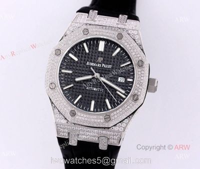 Swiss Audemars Piguet Replica Watch AP Royal Oak Full Diamond Watch 1