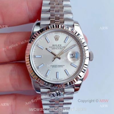 AR Factory V3 Rolex Datejust 41 Silver Dial Jubilee Replica Watch Rolex 126334 1