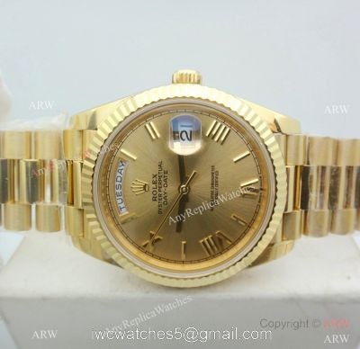 Swiss Rolex Day-Date II Yellow Gold President Watch EW Factory 3235 Movement 1