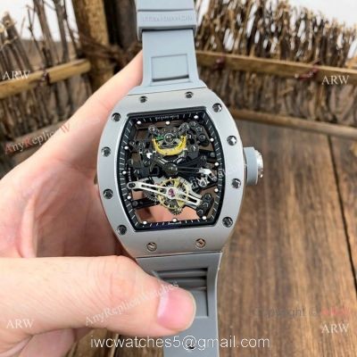 New Copy Richard Mille RM38-01 Gray Rubber Men Watches 1
