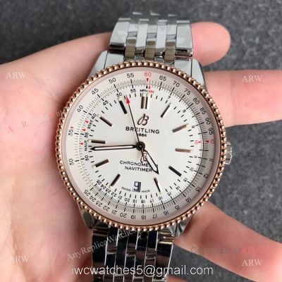New Breitling Navitimer Automatic 41 Rose Gold Replica Watches 1
