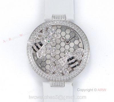 Swiss Replica Cartier Le Cirque Animalier De Cartier With Bees Decor Diamond Watch 1