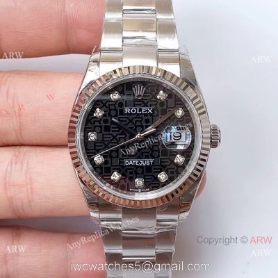 EW Factory Swiss 3235 Rolex Datejust 36mm Watch Rolex Computer Face 1