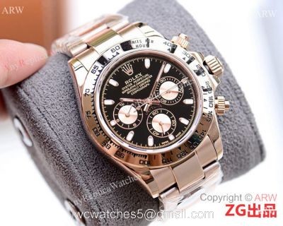 Rose Gold Rolex Daytona Automatic Replica Watch 40mm 1