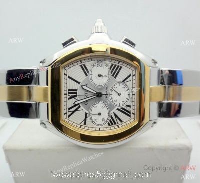 Best Replica Cartier Roadster Mens Chronograph Watch 1