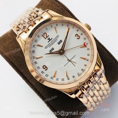 (JLF) New Jaeger-Lecoultre Master Ultra Thin Rose Gold Replica Watch For Men 1