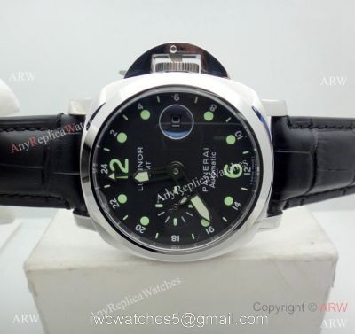 Copy Panerai Luminor GMT Automatic Watch Black Dial 1
