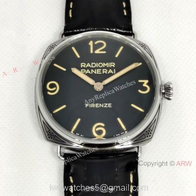 Officine Panerai Pam604 Radiomir Firenze Replica Watch SS Black Dial P3000 1