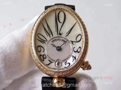 Best Replica Breguet Watches For Women Yellow Gold Breguet Reine De Naples Watch 1
