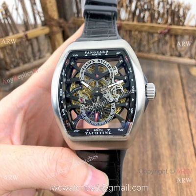 New Copy Franck Muller Vanguard Yachting Anchor Men Watch Skeleton Dial 1