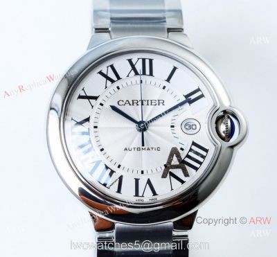 V6 Factory V5 Replica Ballon Bleu De Cartier Stainless Steel Watch 42mm 1