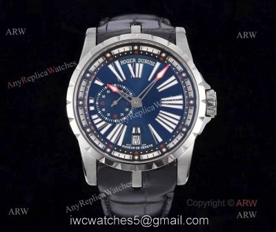Best Replica Roger Dubuis Excalibur DBEX0542 Blue Dial Mens Watch 1