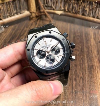 Black Steel Audemars Piguet Royal Oak Replica Watches Automatic 1