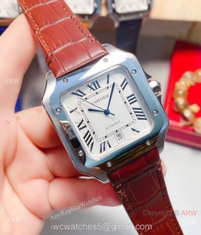 Top Replica Cartier Santos Men Watch Automatic Movement 1
