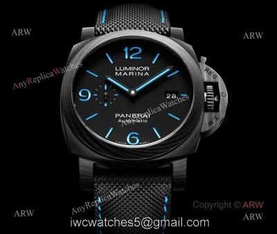 VSF New 2020 Panerai PAM01661 Luminor Marina Carbotech All Black Swiss Replica Watch 1