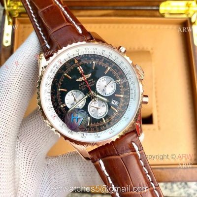 High Quality Breitling Navitimer 01 46mm Watch Rose Gold Case 1