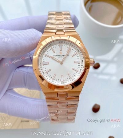 Best Quality Vacheron Constantin Overseas Copy Watches Rose Gold 1