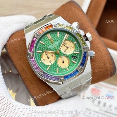 Fashion Style Audemars Piguet Royal Oak Rainbow Copy Watches 1