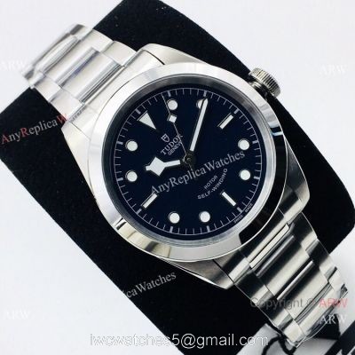 Swiss V2 Version Tudor Black Bay Watch Replica Dark Blue Stainless Steel 1