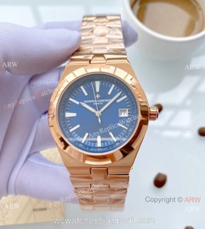Copy Vacheron Constantin Geneve Overseas 42mm Watches Rose Gold 1
