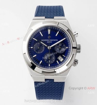 Swiss Copy Vacheron Constantin Overseas Chronograph 5500V Watch Blue Face 1