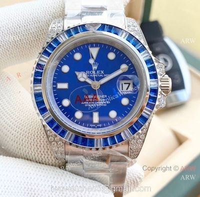 Best Copy Rolex Submariner Date 116659SABR Blue Diamond Watch 1