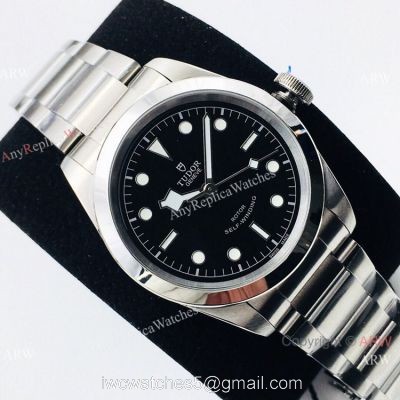 Swiss Replica Tudor Black Bay V2 Version Watch Stainless Steel Black Dial 41mm 1