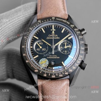 JH Omega Speedmaster Chronograph Dark Side of the Moon 9300 Watch Ceramic Case 1