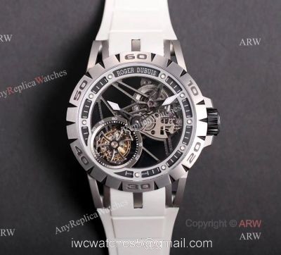 Swiss Copy Roger Dubuis Excalibur Spider Single Flying Tourbillon Watch 45mm 1