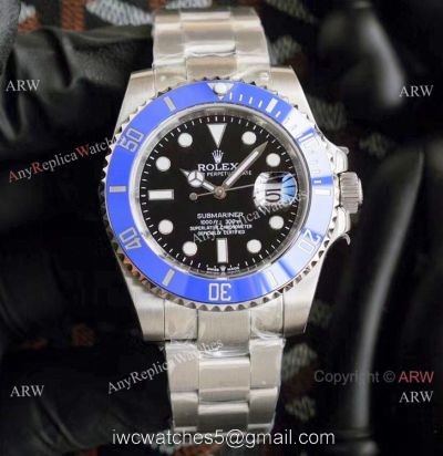 NEW UPGRADED Rolex Submariner Ref 126619lb Watch Blue and Black 1